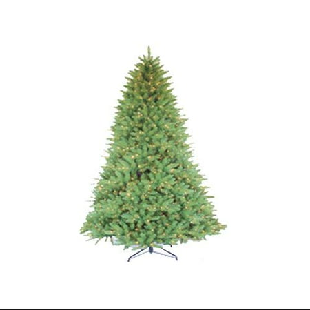7.5' Pre-Lit Glacier Fir Artificial Christmas Tree - Clear Lights
