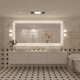 thumbnail image 4 of GODCHAR 77"x36" LED Bathroom Mirror, 24V Pro Backlit & Frontlit Vanity Mirror, UL Certified Anti-Fog Dimmable, 4 of 15