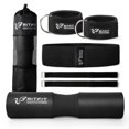 thumbnail image 1 of Set de almohadilla para sentadillas con barra RitFit con banda de resistencia y correas, 1 of 7