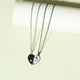 thumbnail image 5 of Colgante luna y sol, sol y luna, se pueden unir para formar una I, collar de pareja con bordado, 5 of 8