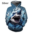 thumbnail image 4 of Sudadera con capucha con estampado 3D de tiburón, sudadera informal divertida con animales para hombres y niños, sudaderas holgadas de gran tamaño con gráficos, ropa de calle, 4 of 5