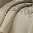 thumbnail image 5 of Riverbrook Home 9 pc Comforter Set, Queen, Ivory/Antique Gold, Hillcrest, Embroidered, Polyfill Filling, Adult, 5 of 7