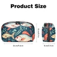 thumbnail image 5 of Fish Digital Storage Bag Pouch, Hard Drive Bag, Laptop Cord Organizer, Cable Organizer, Oxford Fabric Waterproof Electronics Travel Case - 5.9x9.44x3.14 in., 5 of 6