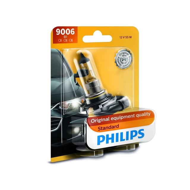 Bombilla halógena estándar Philips 9006 para faros delanteros, paquete de 1