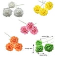 thumbnail image 2 of Flores artificiales Naiovety 50 Piezas Naranja HA084359-04, 2 of 6