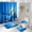 B-4, variant on 4PCS Halloween Shower Curtain Set with Non-Slip Rug, Toilet Lid Cover and Bath Mat, Moon Night Forest Pumpkin Shower Curtain with 12 Hooks, Waterproof Shower Curtain for Halloween Bathroom Decor