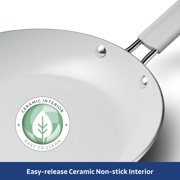 Tramontina 13-Piece Ceramic Cookware Set, Everyday Collection - Mint