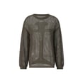 thumbnail image 4 of Pull Oversize pour Femmes Manches Longues Croisé Imprimé Punk Déchiré Tricoté Mode Urbaine, 4 of 8