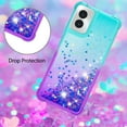 thumbnail image 4 of Funda para Motorola MOTO G Power 5G 2024 Transparente con Brillos Carcasa Protectora Antigolpes con Glitter Brillante, 4 of 5