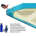 Super Single 80 Semi Waveless Waterbed Mattress with Lumbar