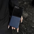 thumbnail image 4 of Allytechgroup for Samsung Galaxy Z Flip 7 Case, Slim Leather Texture Phone Case for Samsung Galaxy Z Flip 7, Premium PU Cover with Raised Edge Protection Precise Cutouts Anti-Scratch Lightweight,Blue, 4 of 8