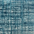 thumbnail image 5 of HomeRoots 18" Blue Polyester Blend Ottoman, 5 of 10