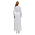 thumbnail image 2 of Choomomo Women's Cassock Church Clergy Dress Long Choir Robe Minister Maxi Dress Priest Preacher Dresses White XXL, 2 of 5