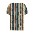 thumbnail image 5 of Olyvenn Short Sleeve Shirts for Women Summer Tops 2026 Plus Size Casual Button Down V Neck Loose Fit T Shirts for Women Yellow M, 5 of 7
