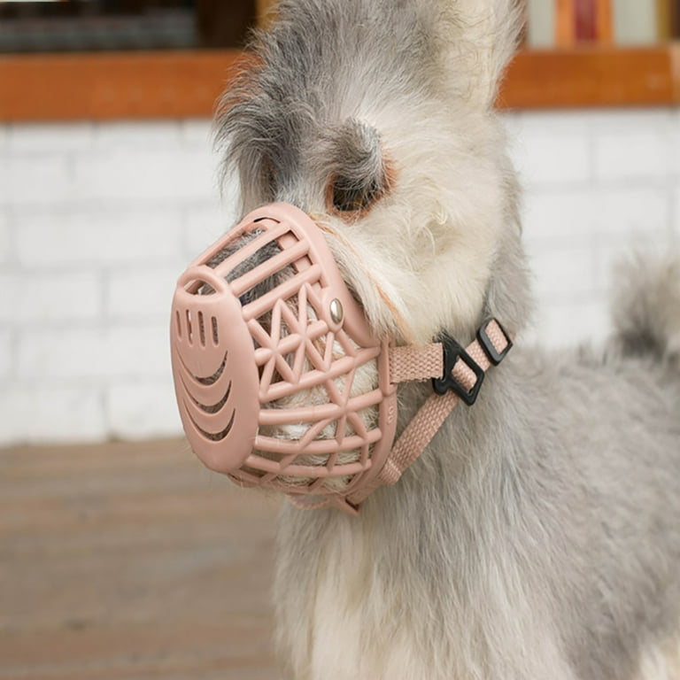 Plastic basket 2024 dog muzzle