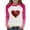 Pink-15, variant on Girls Valentine Spring Tops Love Heart Raglan Long Sleeve T-Shirt Casual Pullover Tee for Kids Teen Girls 2-15Y