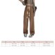 thumbnail image 3 of Pantalones de pierna ancha para mujer Pantalones deportivos de pierna recta con encaje y bolsillos Pantalones casuales y sueltos Café M, 3 of 14