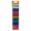 Stylz Rainbow Foil Embossed Pencils, 6-Pack