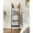 Black, variant on odorsTT Black Blanket Ladder Shelf for Living Room, Decorative Wood Quilt Rack with 4 Removable Hooks, 5-Tier Farmhouse Ladder Holder Organizer for Bedroom, Home Bathroom Decor Bathroom