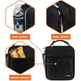 thumbnail image 4 of OPUX Fiambrera aislada premium, bolsa de almuerzo escolar suave para niños y niñas, lonchera pequeña a prueba de fugas para hombres y mujeres, lonchera compacta reutilizable para oficina para adultos,, 4 of 5