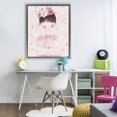 thumbnail image 3 of Stupell Industries Cottage Ballerina With Floral Headdress Gray Floating Frame Canvas Art, 25 x 31, by Creative Studio, 3 of 8