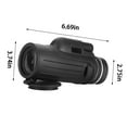 thumbnail image 2 of Giunmcul Tax Free Weekend 40x60 Monocular-Telescope High Powered for Smartphone Night Vision Monoculars for Monocular Telescope for Stargazing Hunting Travel Camping Hiking, 2 of 5