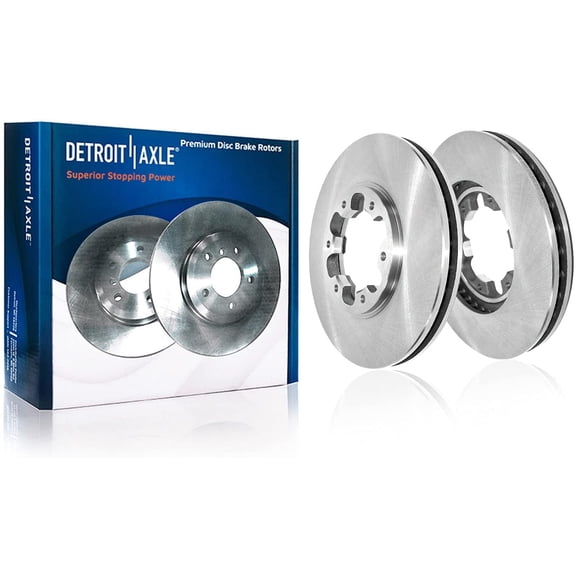 Detroit Axle - Front Brake Rotors for 2003-2004 Nissan Frontier 00-04 Xterra 96-98 Pathfinder Disc Brake Rotors Replacement : 11.12" inch Rotor