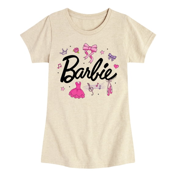 Barbie - Ballerina Icons - Youth Girls Fitted Short Sleeve T-Shirt