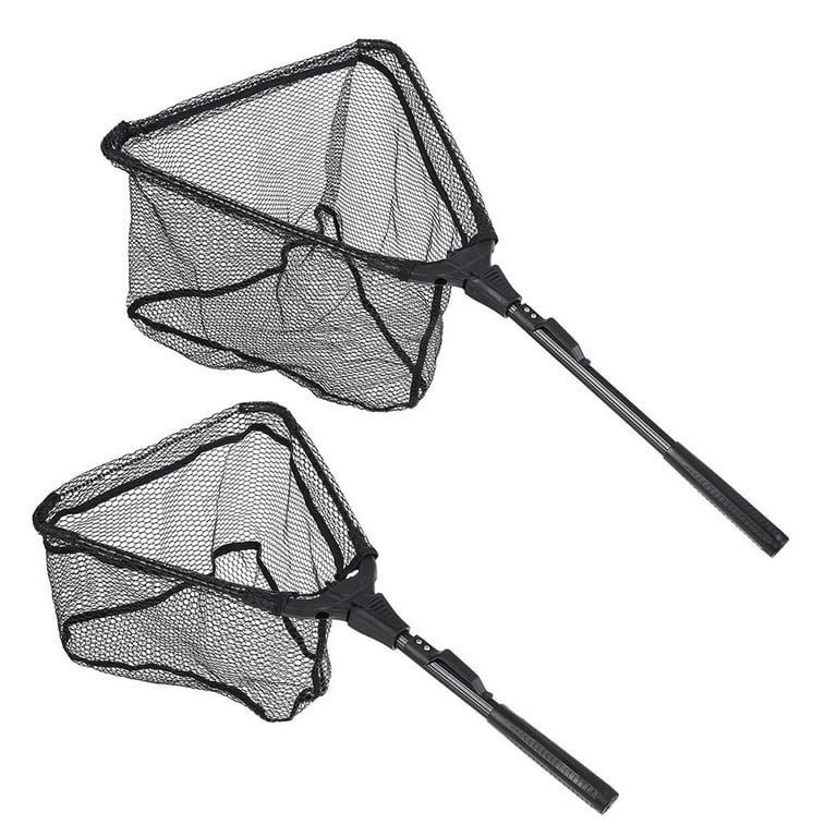 SAN LIKE Fishing Net Fish Landing Nets Collapsible Telescopic Sturdy Pole  Handle for Saltwater Freshwater Extending