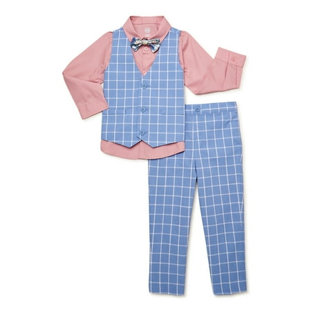 

Wonder Nation Toddler Boys Dressy Outfit Set 4-Piece Sizes 12M-5T