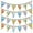Multi, variant on Word Party Birthday Banner Pennant - Word Party Birthday Supplies