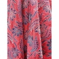 thumbnail image 1 of Châle en Soie Kantha Brodé à la Main - Rouge, 1 of 1