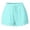 M489 Light Blue, variant on Tfken Women Shorts For Summer Drawstring Solid Color Shorts With Lace Trim Trendy Casual Female Leisure Clothes Green