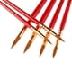 thumbnail image 3 of 12 pinceles de nailon para acuarela, óleo, acrílico y gouache (rojos), 3 of 7