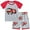 1# Red, variant on Rimyaw Toddler Boys Summer Pajamas Fire Truck Cotton Sleepwear PJS Casual Clothes 3T