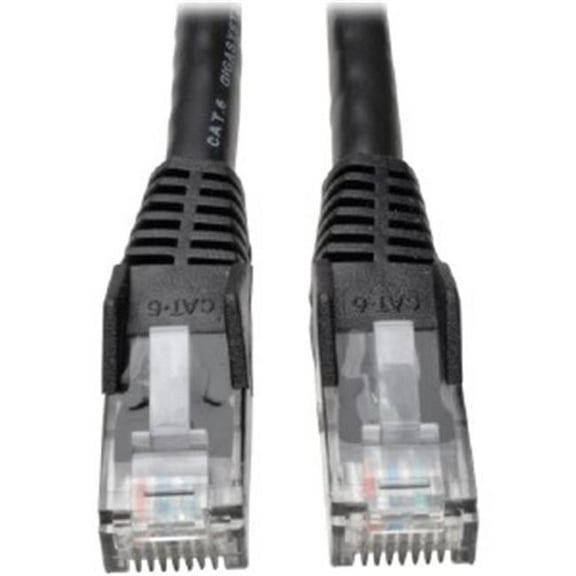 Tripp Lite  CAT6 RJ45 Gigabit Ethernet Snagless Molded Patch Cable - Black - 35 ft.