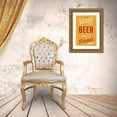 thumbnail image 3 of Studio, Sd Graphics 17x24 Gold Ornate Wood Framed with Double Matting Museum Art Print Titled - Drink Good Beer, 3 of 4
