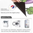 thumbnail image 2 of Dailycode Dishwasher Magnet Cover Magnetic Fridge Door Cover Home Kitchen Decor, Eggplant and Leaf, 23"x 26", 2 of 6