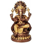 Ganesha, The Blissful God of Auspices - Brass Statue