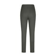 thumbnail image 5 of Admvng Leggings for Women Solid Casual Leggings Side Button Yoga Pants and Pants, Size S-2XL, 5 of 5