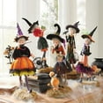 thumbnail image 5 of Clearance Desktop Ornament under $10,Bewitching Halloween Witch Doll Statue Decorative Tabletop Figurine Resin Home Desktop Decor, 5 of 8