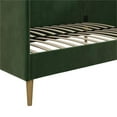 thumbnail image 5 of Pemberly Row Mid Century Upholstered Daybed Full Size in Green Velvet, 5 of 10