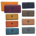 thumbnail image 2 of Vegan Pebble Leather Bi-Fold Long Wallet, 2 of 2