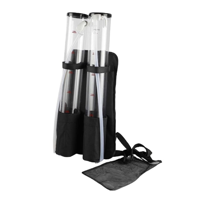 Abbracc Barrel Portable Backpack Dispenser 3+3 Liter for Party Kitchens Outdoor