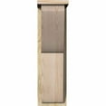 thumbnail image 2 of 8"W x 12"D x 28"H Crestline Rough Sawn Corbel w/Backplate, Douglas Fir, 2 of 9