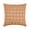 7. Burnt Orange (Brick on Brick), variant on Pillow Cover, Rust Throw Pillow Covers 16x16 inch (40x40 cm), Silk Couch Throw&nbsp;Pillow Covers, Striped, Metallic Faux Leather Tape, Contemporary Pillow Case&nbsp; - Copper Age