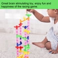 thumbnail image 3 of Track Blocks Marble,  Race Track Bright Colors Develop Ability Attractive  For Babies 80pcs, 3 of 8