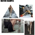 thumbnail image 2 of Loritta Plus Size Fishnet Tights, Pantyhose for Women Fishnet Stockings Thigh High Stockings 6 Packs, 2 of 6