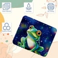 thumbnail image 3 of Frog Printed Square Mouse Pad, 8.3x9.8 Inch, Non-Slip Rubber Bottom Mouse Mat for Office and Gaming, 3 of 6