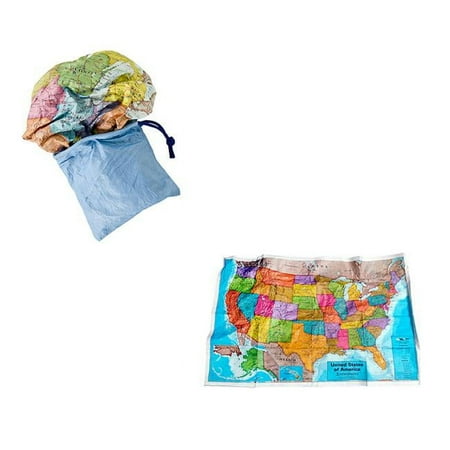 UPC: 0859654003178 | Round World Products US Scrunch Map 24 x 36 in.